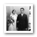 Retrato de casamento de José Bigas Velhinho e Lucília Milharadas