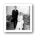 Retrato de casamento de Horácio dos Santos Cardim e Maria da Cruz Viegas e Sousa Cardim